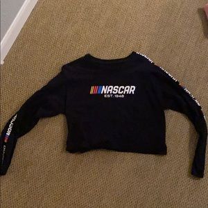 Vintage cropped nascar tee